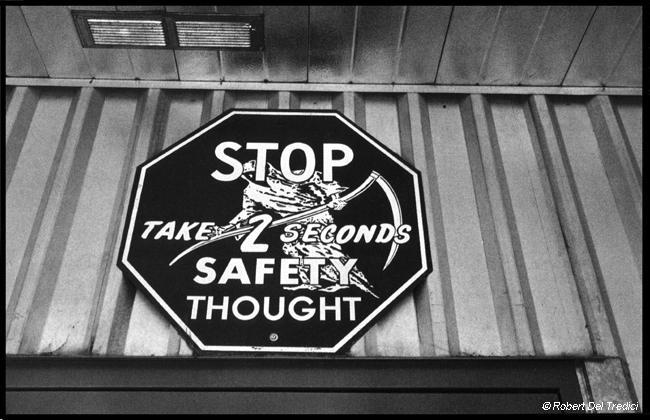 K1. Industrial Safety Sign, Hanford  Plutonium Finishing Plant.