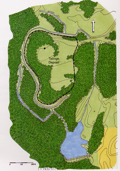 5. Waste deposit area.