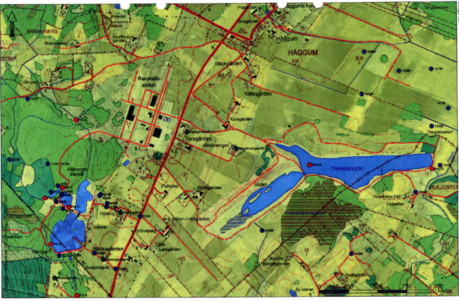 8. Map of the mining and waste area.